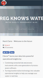Mobile Screenshot of gregknowswater.com